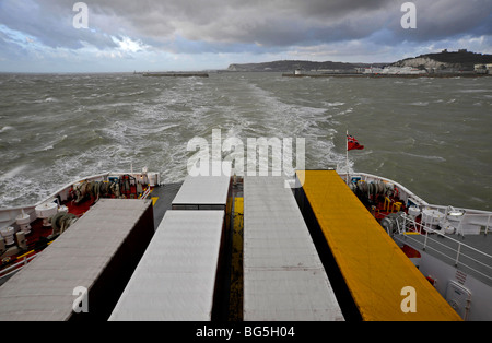 Cross Channel ferry Port Dover dans une mer. Banque D'Images