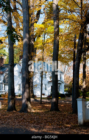 Deerfield,18e siècle Rural,historique,Maisons de village datant de 1700,1800'S,Home à Deerfield Academy.Deerfield, Massachusetts Banque D'Images