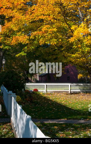 Deerfield,18e siècle Rural,historique,Maisons de village datant de 1700,1800'S,Home à Deerfield Academy.Deerfield, Massachusetts Banque D'Images