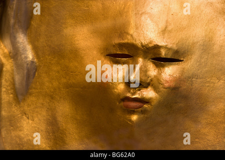 Masque d'or de Venise - sun Banque D'Images