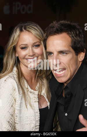 CHRISTINE TAYLOR Ben Stiller L'HOMME DE FER LOS ANGELES PREMIERE GRAUMANS CHINESE HOLLYWOOD LOS ANGELES USA 30 avril 2008 Banque D'Images