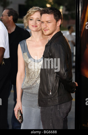 ANNE-MARIE DUFF JAMES MCAVOY WANTED PREMIÈRE MONDIALE WESTWOOD LOS ANGELES USA 19 Juin 2008 Banque D'Images