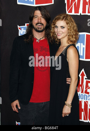 DAVE GROHL JORDYN BLUM VH1 ROCK DISTINCTIONS : L'OMS UCLA WESTWOOD LOS ANGELES USA 12 Juillet 2008 Banque D'Images