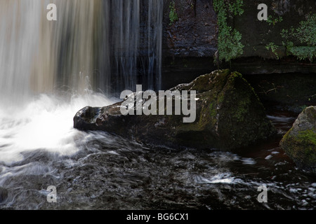 Maison de cicatrice Falls, près de Mickfield, Swaledale, Yorkshire du Nord Banque D'Images