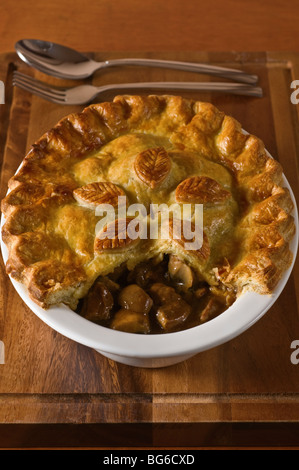 Steak and kidney pie Banque D'Images