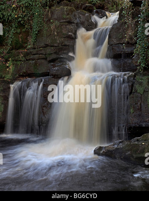 Maison de cicatrice Falls, près de Mickfield, Swaledale, Yorkshire du Nord Banque D'Images