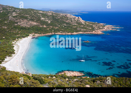 France, Corse du Sud, plage de Roccapina, Sartène région Banque D'Images