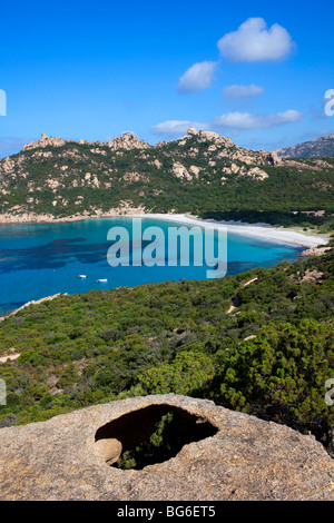 France, Corse du Sud, plage de Roccapina, Sartène région Banque D'Images