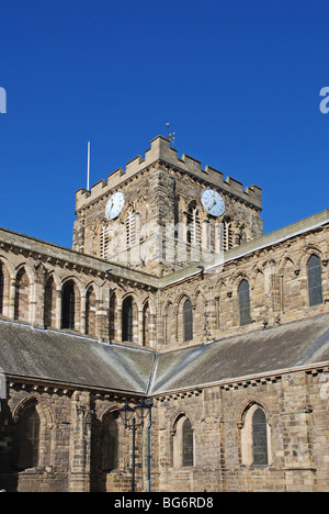 Abbaye de Hexham Église saxonne Northumberland St Wilfrid's Banque D'Images