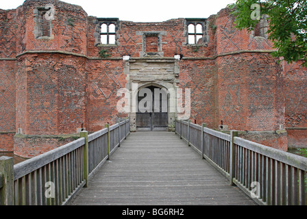 Kirby Muxloe Castle Leicestershire Banque D'Images