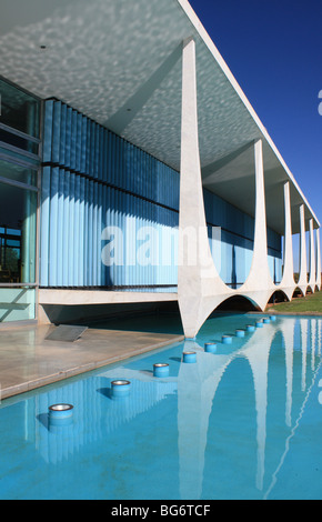 Palais Alvorada, Brasilia, Oscar Niemeyer Banque D'Images