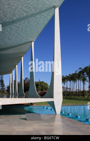 Palais Alvorada, Brasilia, Oscar Niemeyer Banque D'Images