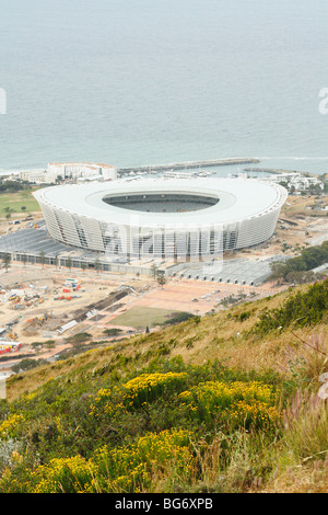 Nouveau stade en construction pour l'accueil de Cap FIFA Football (soccer) la Coupe du Monde 2010 Afrique du Sud, Le Cap, novembre 2009 Banque D'Images