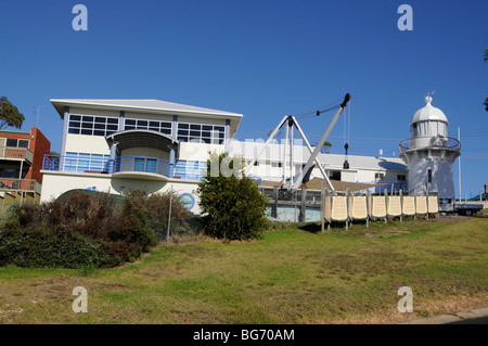 Eden Killer Whale Museum sur la côte sud de la Nouvelle-Galles du Sud en Australie. Banque D'Images