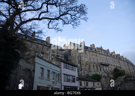 Bâtiments de Walcot Street UK Somerset Bath Spa Banque D'Images