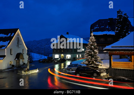 Village historique de Schwarzenberg, dans le Bregenzerwald, Vorarlberg Banque D'Images