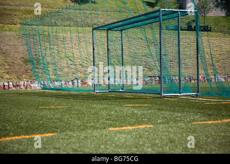 Astro de football sur gazon Banque D'Images