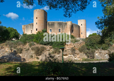 Castell Bellver, Palma, Majorque, Baléares, Espagne Banque D'Images