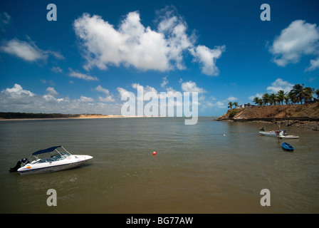 La Côte Tropical de Tibau do Sul, près de pipa Brésil Banque D'Images