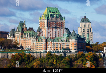 Château Frontenac, Québec City, Canada Banque D'Images