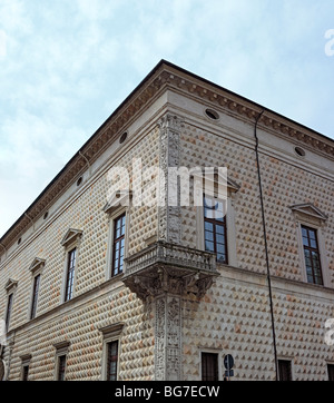 Palazzo dei Diamanti, Ferrara, UNESCO World Heritage Site, Emilia-Romagna, Italie Banque D'Images