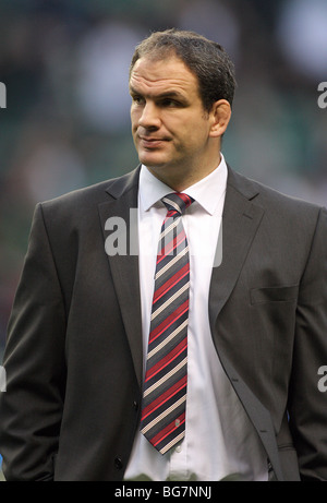 MARTIN JOHNSON ANGLETERRE RU MANAGER DE L'ÉQUIPE ANGLETERRE TWICKENHAM MIDDLESEX 21 Novembre 2009 Banque D'Images