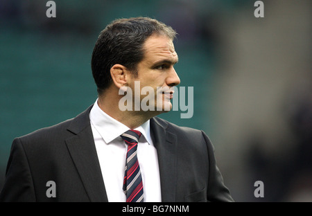 MARTIN JOHNSON ANGLETERRE RU MANAGER DE L'ÉQUIPE ANGLETERRE TWICKENHAM MIDDLESEX 21 Novembre 2009 Banque D'Images