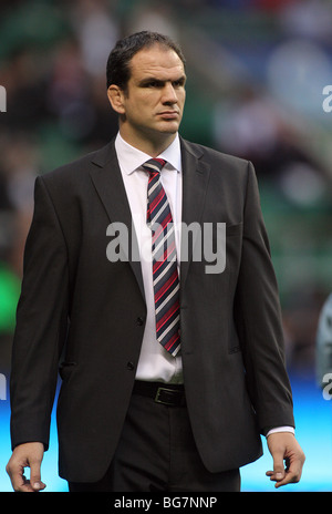 MARTIN JOHNSON ANGLETERRE RU MANAGER DE L'ÉQUIPE ANGLETERRE TWICKENHAM MIDDLESEX 21 Novembre 2009 Banque D'Images