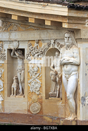 Grotto, Villa Barbaro (Villa di Maser) par Andrea Palladio, Maser, Veneto, Italie Banque D'Images