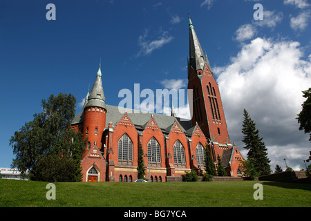 La Finlande, l'ouest de la Finlande, Turku, l'église de Saint Michel par Lars Sonck Banque D'Images