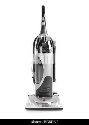 Aspirateur moderne isolé sur fond blanc Banque D'Images