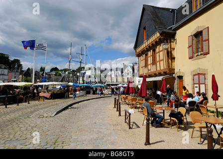 Auray (56) : le port de Saint Goustan Banque D'Images