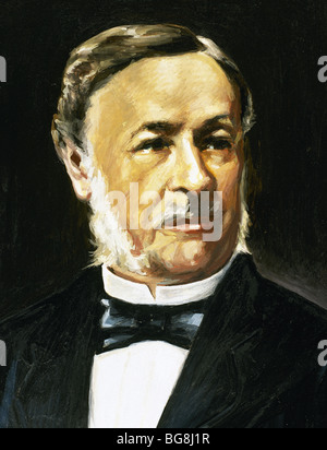 Theodor Schwann, (Neuss-am-Rhein 1810-Cologne, 1882). Physiologiste allemand. Banque D'Images