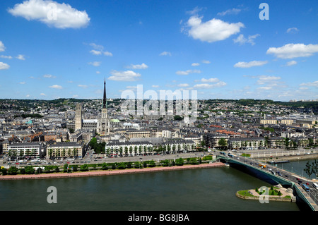 Rouen (76) : la vue de la 'Tour des Archives' tower Banque D'Images