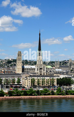 Rouen (76) : la vue de la 'Tour des Archives' tower Banque D'Images