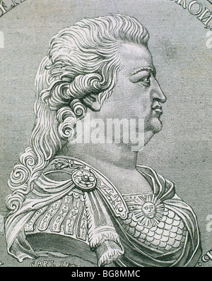 POTYOMKIN, Grigory by (Cizevo, 1739 - Nikolajev, 1791). Soldat et homme politique russe. La gravure. Banque D'Images