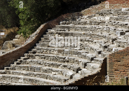 L'art grec. République d'Albanie. Odeon. Ruines d'Apollonia. Fier Banque D'Images