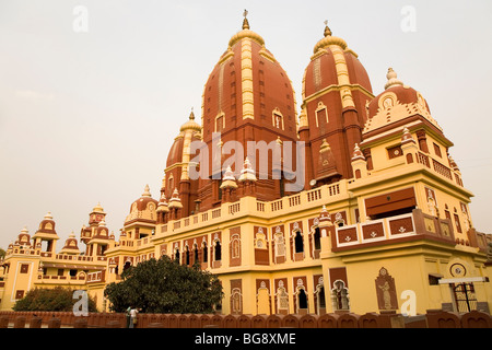 Le Temple Laxminarayan, connu sous le nom de, Birla Mandir à Delhi, en Inde. Banque D'Images