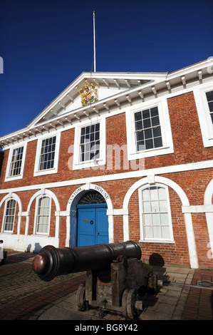 La Maison des Douanes sur Exeter Quay Banque D'Images