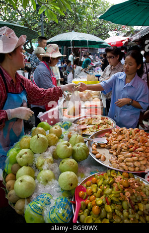 Marché de fruits. Bangkok. Thaïlande Banque D'Images