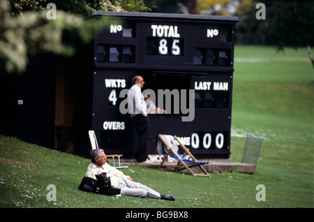 Tableau de bord de Cricket Banque D'Images