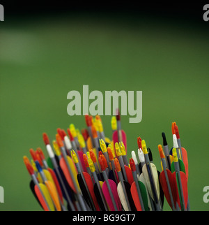 Close up de tir à l'arrows Banque D'Images