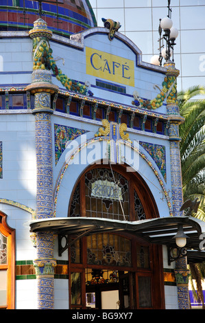 Modernismo cafe kiosque, Parque San Telmo, Las Palmas de Grande Canarie, Las Palmas de Gran Canaria, municipalité, Îles Canaries, Espagne Banque D'Images