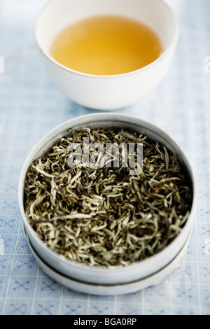 Conseils d'Imperial est le plus cher à la marque de thé thé Darjeeling Makaibari, immobilier, de l'Inde Banque D'Images