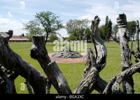 Zulu War Memorial Rorkes Drift Afrique du Sud Banque D'Images