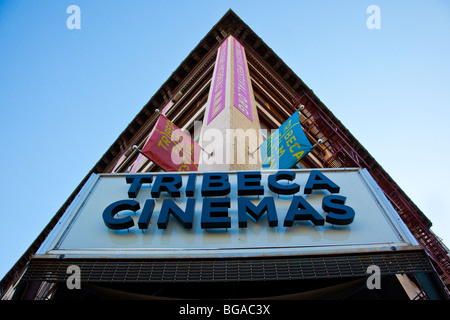 Tribeca Cinemas à Manhattan, New York City Banque D'Images