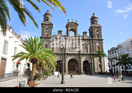 Catedral de Santa Ana, Vegueta, Plaza Santa Ana, Las Palmas de Gran Canaria, Gran Canaria, Îles Canaries, Espagne Banque D'Images