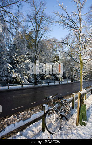 Ville d'hiver de Cambridge cambridgeshire england uk go Banque D'Images