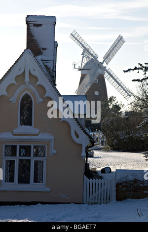 neige au sol Banque D'Images