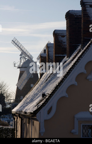 neige au sol Banque D'Images